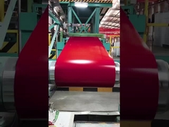 Προχρωματισμένο γαλβανισμένο χάλυβα Κόκκινη τροχιά